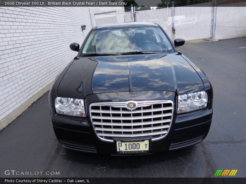Brilliant Black Crystal Pearl / Dark Slate Gray 2008 Chrysler 300 LX