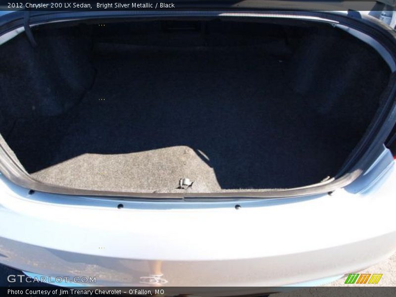 Bright Silver Metallic / Black 2012 Chrysler 200 LX Sedan