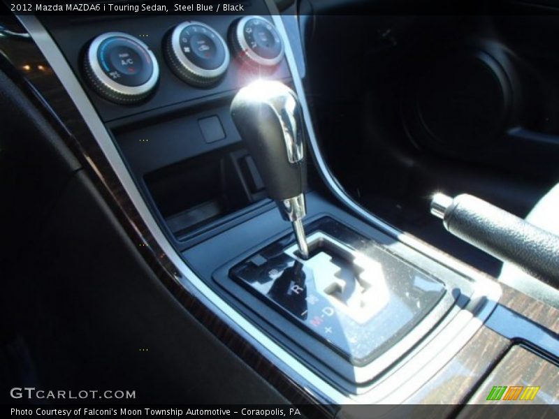 Steel Blue / Black 2012 Mazda MAZDA6 i Touring Sedan