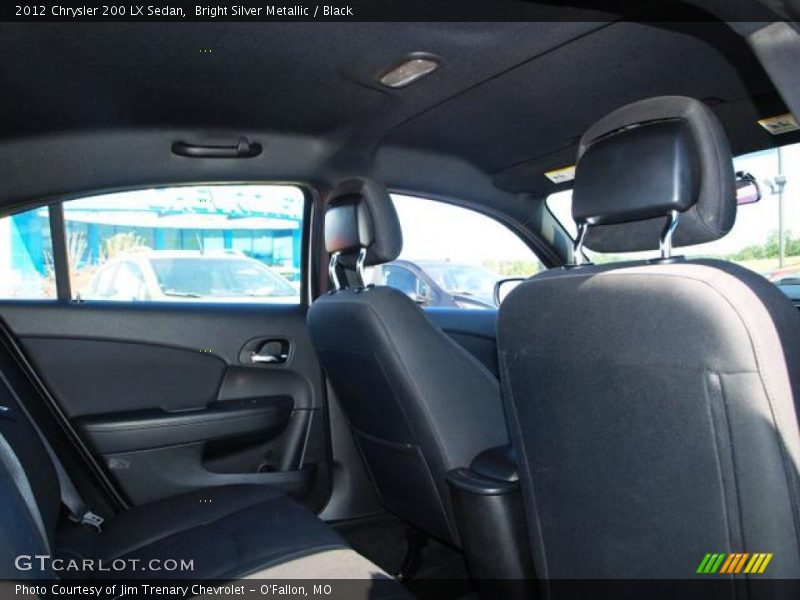 Bright Silver Metallic / Black 2012 Chrysler 200 LX Sedan