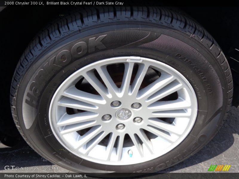 Brilliant Black Crystal Pearl / Dark Slate Gray 2008 Chrysler 300 LX