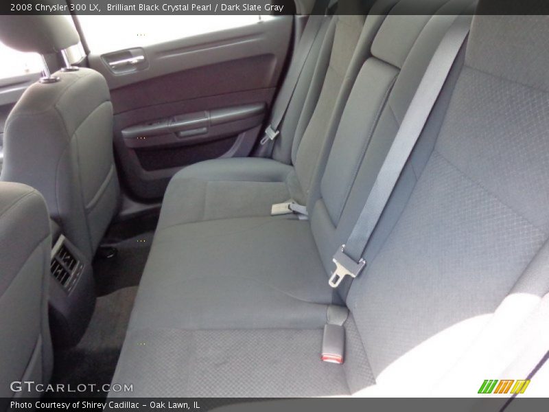 Brilliant Black Crystal Pearl / Dark Slate Gray 2008 Chrysler 300 LX