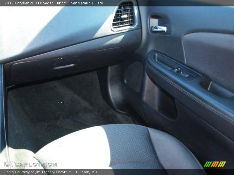 Bright Silver Metallic / Black 2012 Chrysler 200 LX Sedan
