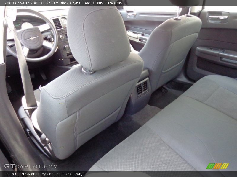 Brilliant Black Crystal Pearl / Dark Slate Gray 2008 Chrysler 300 LX