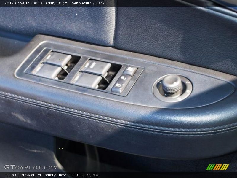 Bright Silver Metallic / Black 2012 Chrysler 200 LX Sedan