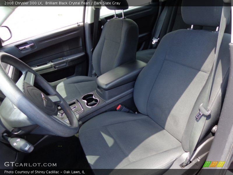 Brilliant Black Crystal Pearl / Dark Slate Gray 2008 Chrysler 300 LX