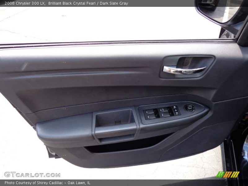 Brilliant Black Crystal Pearl / Dark Slate Gray 2008 Chrysler 300 LX
