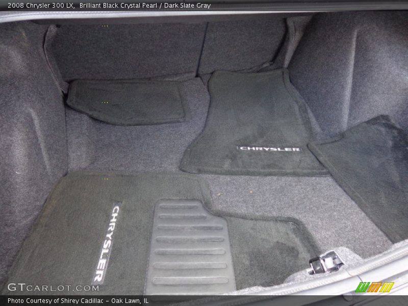 Brilliant Black Crystal Pearl / Dark Slate Gray 2008 Chrysler 300 LX