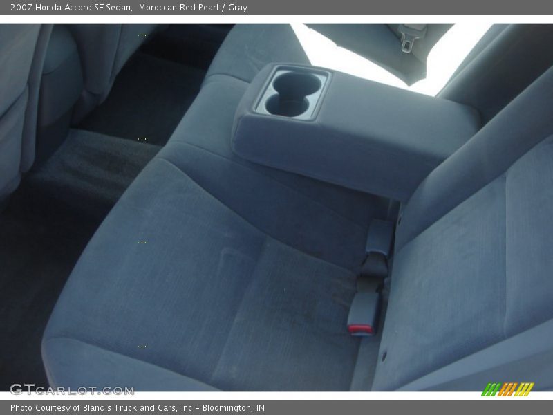 Moroccan Red Pearl / Gray 2007 Honda Accord SE Sedan