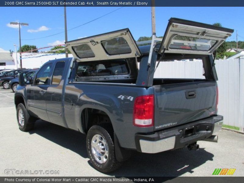 Stealth Gray Metallic / Ebony 2008 GMC Sierra 2500HD SLT Extended Cab 4x4