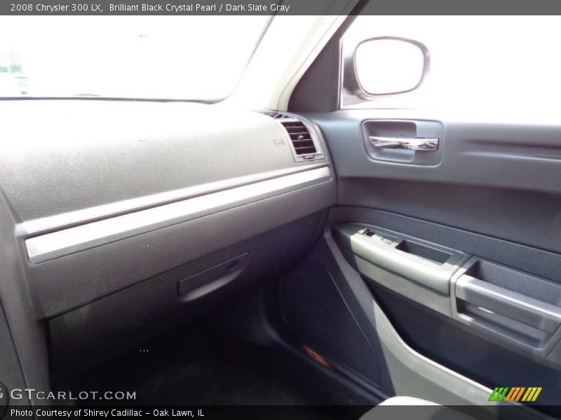Brilliant Black Crystal Pearl / Dark Slate Gray 2008 Chrysler 300 LX