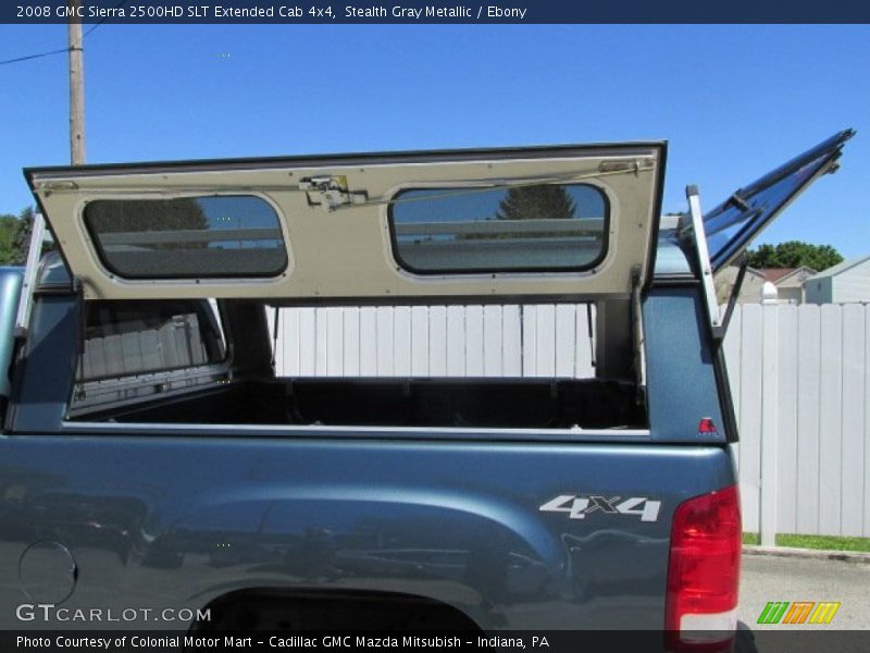 Stealth Gray Metallic / Ebony 2008 GMC Sierra 2500HD SLT Extended Cab 4x4