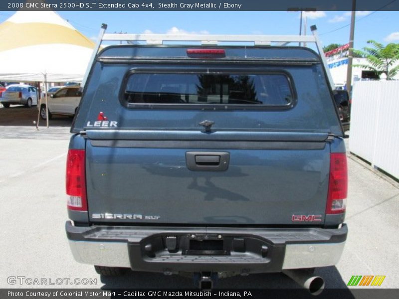 Stealth Gray Metallic / Ebony 2008 GMC Sierra 2500HD SLT Extended Cab 4x4