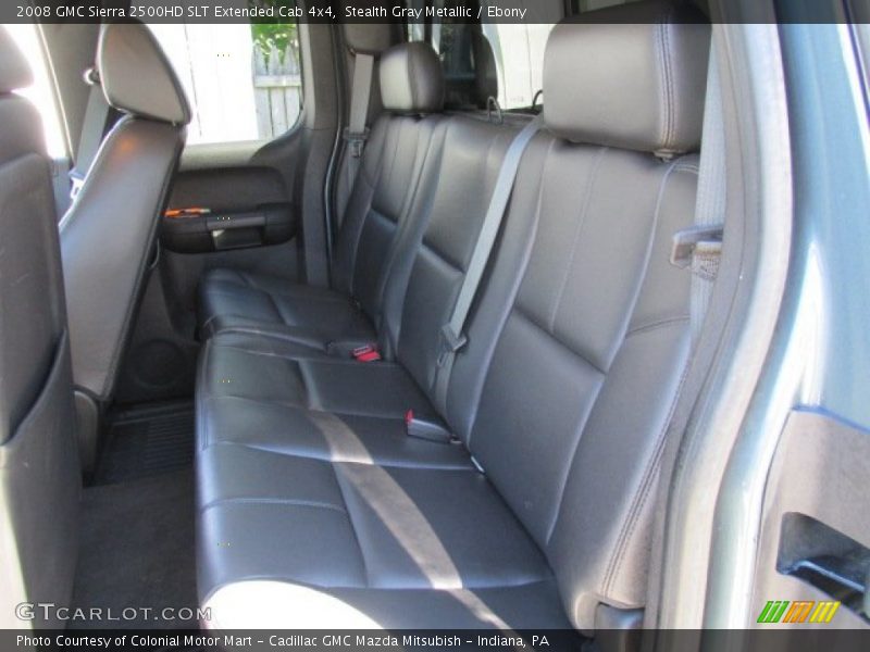 Stealth Gray Metallic / Ebony 2008 GMC Sierra 2500HD SLT Extended Cab 4x4