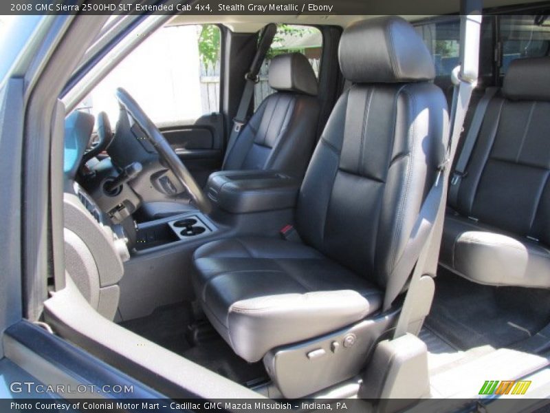 Stealth Gray Metallic / Ebony 2008 GMC Sierra 2500HD SLT Extended Cab 4x4