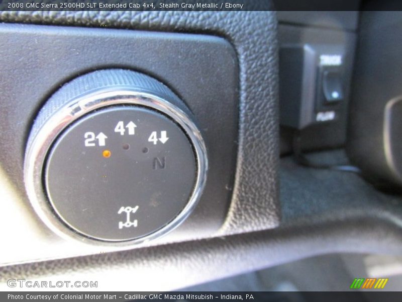 Stealth Gray Metallic / Ebony 2008 GMC Sierra 2500HD SLT Extended Cab 4x4