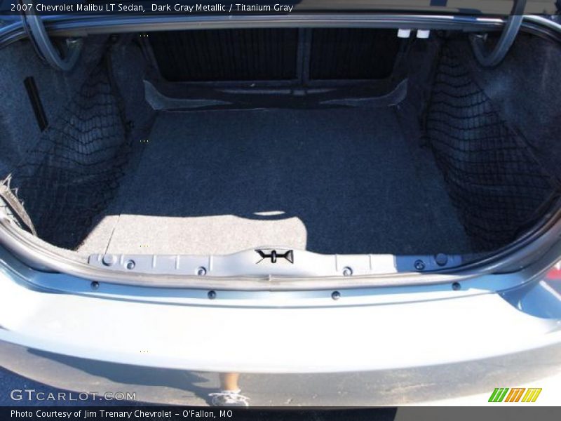 Dark Gray Metallic / Titanium Gray 2007 Chevrolet Malibu LT Sedan