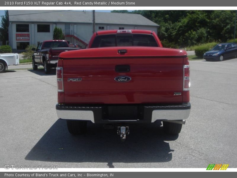 Red Candy Metallic / Medium Stone 2010 Ford F150 XLT Regular Cab 4x4