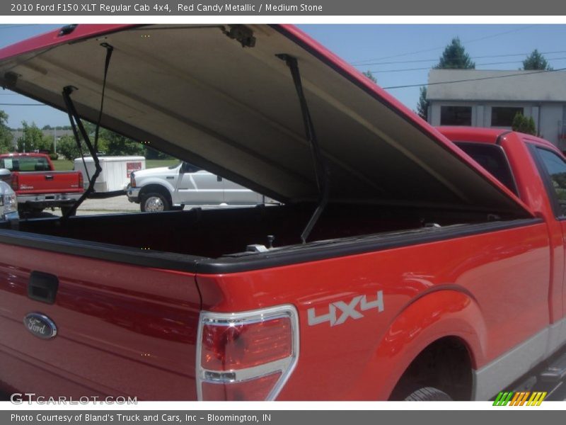 Red Candy Metallic / Medium Stone 2010 Ford F150 XLT Regular Cab 4x4