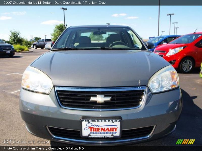 Dark Gray Metallic / Titanium Gray 2007 Chevrolet Malibu LT Sedan