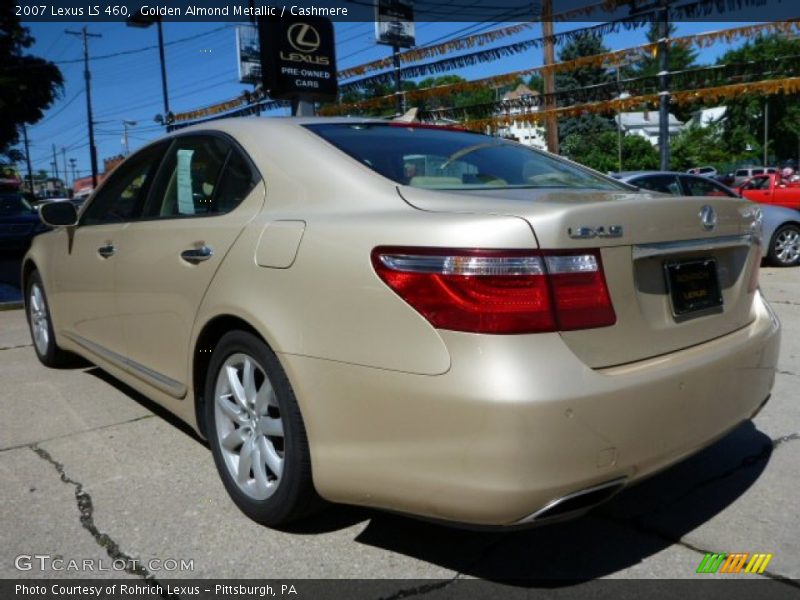 Golden Almond Metallic / Cashmere 2007 Lexus LS 460