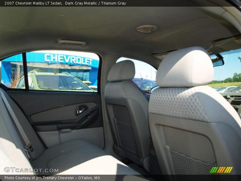 Dark Gray Metallic / Titanium Gray 2007 Chevrolet Malibu LT Sedan