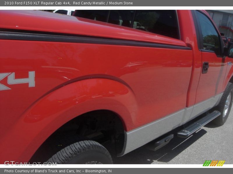 Red Candy Metallic / Medium Stone 2010 Ford F150 XLT Regular Cab 4x4