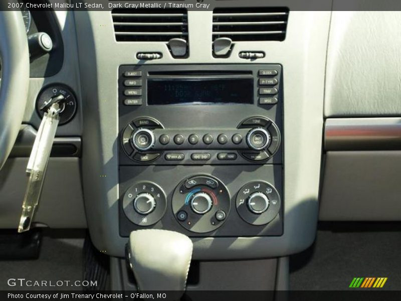 Dark Gray Metallic / Titanium Gray 2007 Chevrolet Malibu LT Sedan