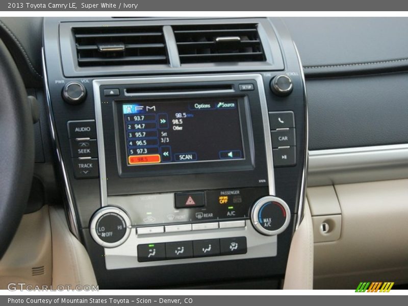 Super White / Ivory 2013 Toyota Camry LE