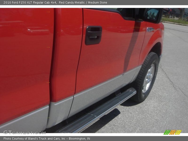 Red Candy Metallic / Medium Stone 2010 Ford F150 XLT Regular Cab 4x4