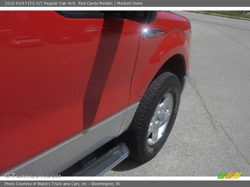 Red Candy Metallic / Medium Stone 2010 Ford F150 XLT Regular Cab 4x4