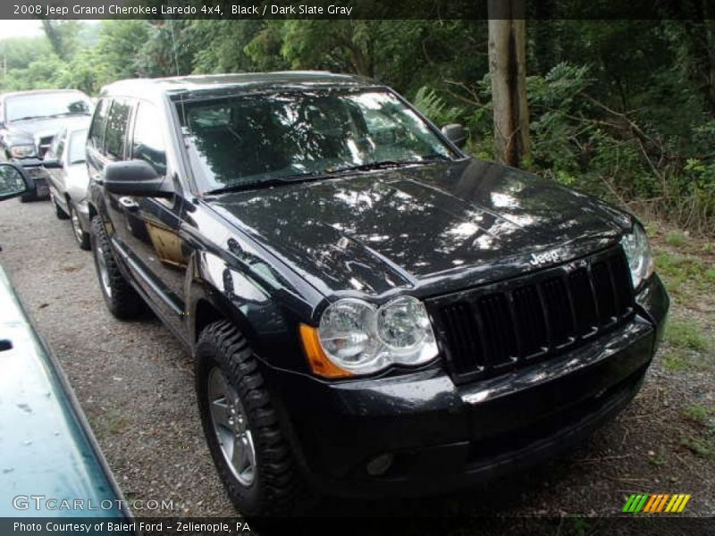 Black / Dark Slate Gray 2008 Jeep Grand Cherokee Laredo 4x4