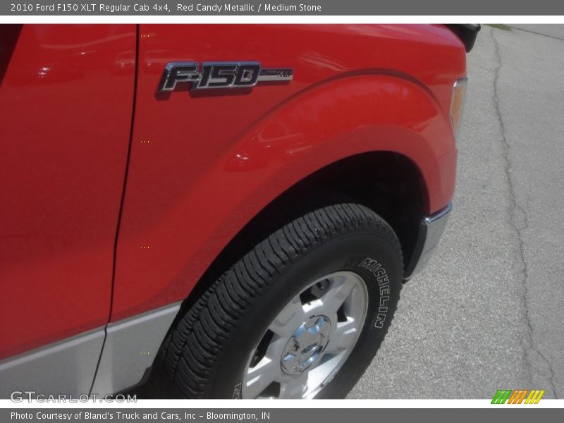 Red Candy Metallic / Medium Stone 2010 Ford F150 XLT Regular Cab 4x4