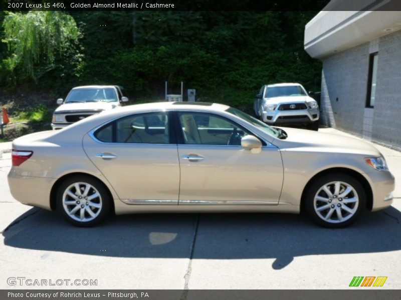 Golden Almond Metallic / Cashmere 2007 Lexus LS 460