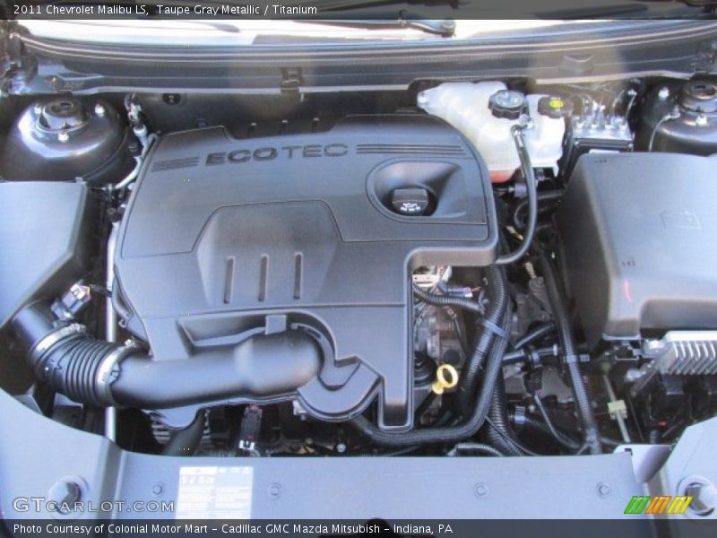 Taupe Gray Metallic / Titanium 2011 Chevrolet Malibu LS