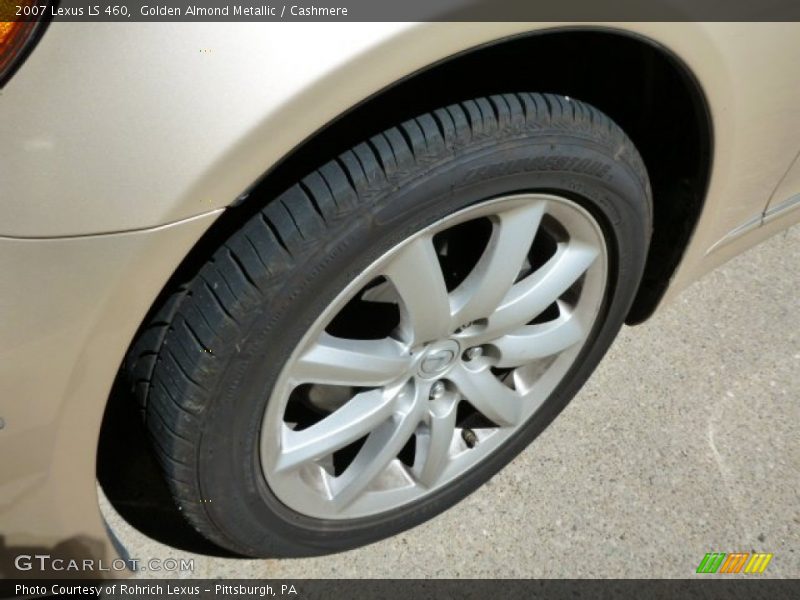 Golden Almond Metallic / Cashmere 2007 Lexus LS 460