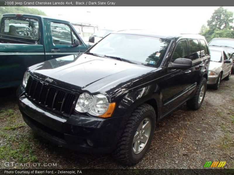 Black / Dark Slate Gray 2008 Jeep Grand Cherokee Laredo 4x4