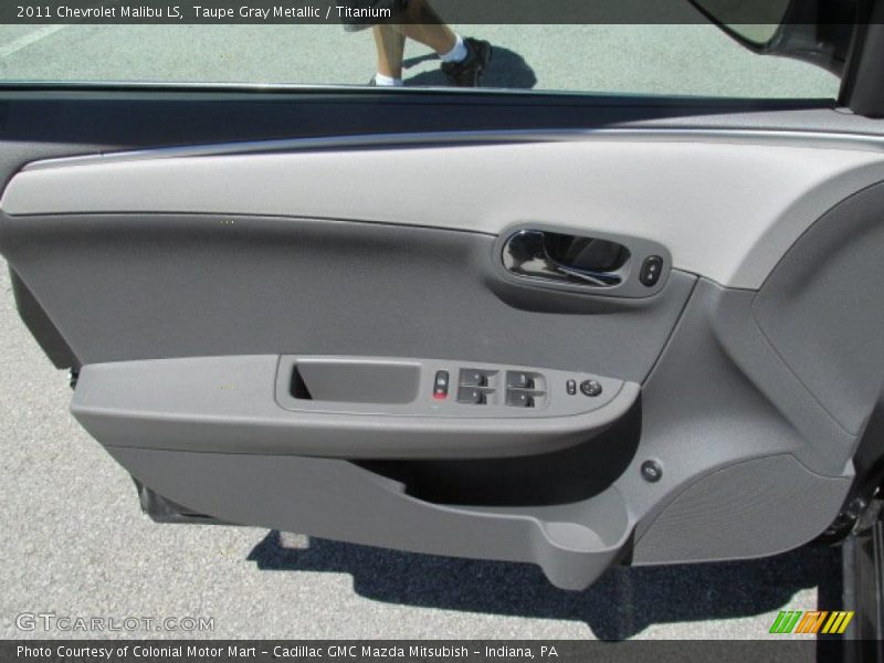Taupe Gray Metallic / Titanium 2011 Chevrolet Malibu LS