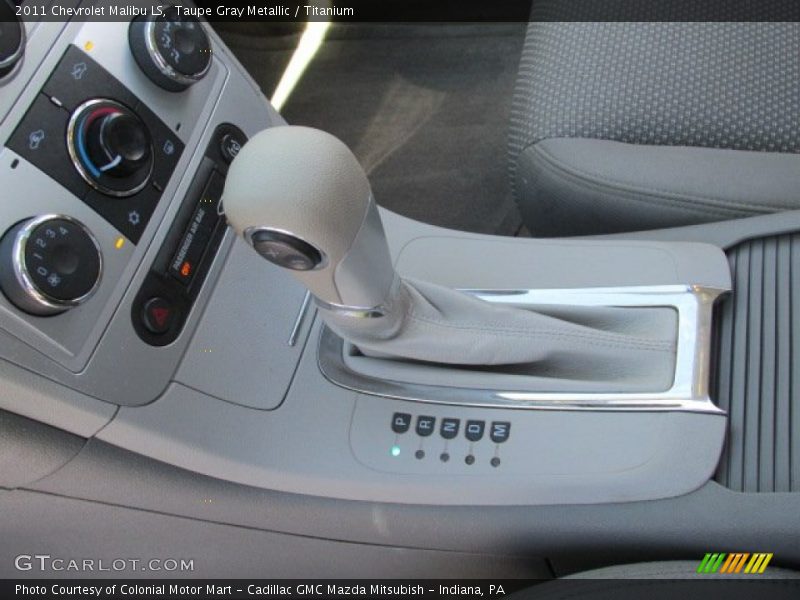 Taupe Gray Metallic / Titanium 2011 Chevrolet Malibu LS