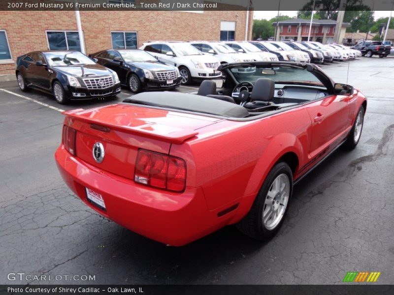 Torch Red / Dark Charcoal 2007 Ford Mustang V6 Premium Convertible
