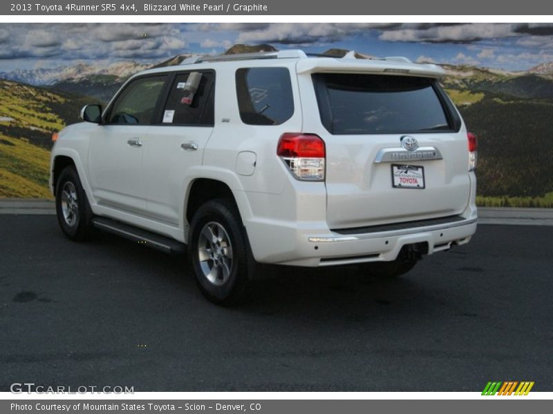 Blizzard White Pearl / Graphite 2013 Toyota 4Runner SR5 4x4