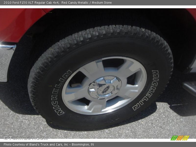 Red Candy Metallic / Medium Stone 2010 Ford F150 XLT Regular Cab 4x4