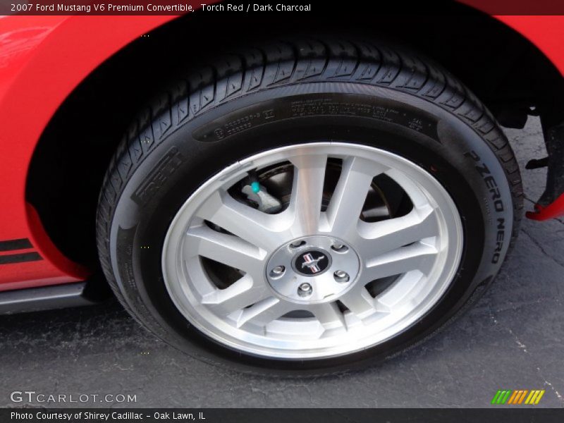 Torch Red / Dark Charcoal 2007 Ford Mustang V6 Premium Convertible