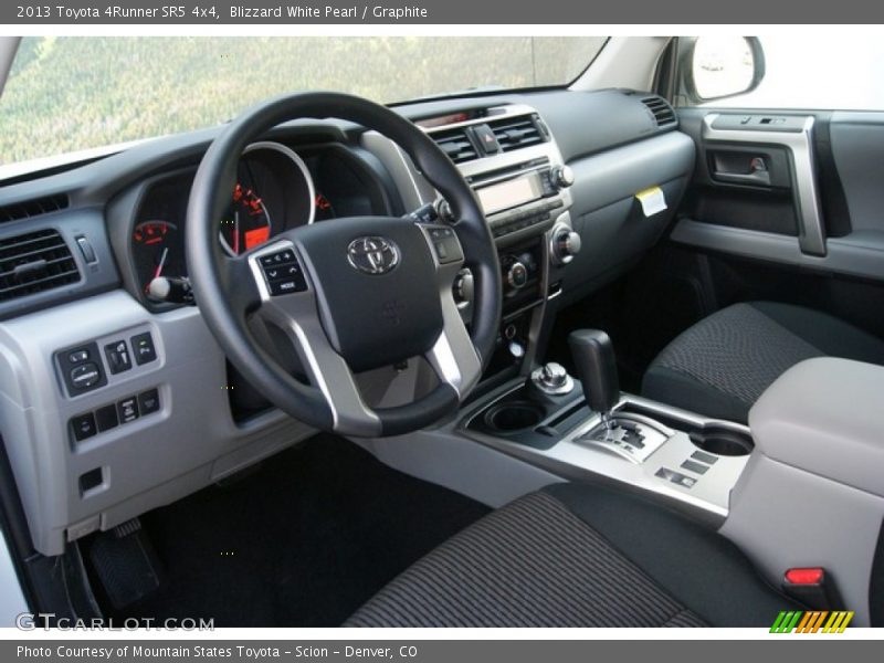 Blizzard White Pearl / Graphite 2013 Toyota 4Runner SR5 4x4