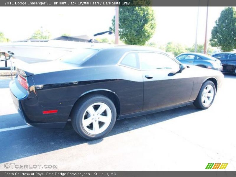 Brilliant Black Crystal Pearl / Dark Slate Gray 2011 Dodge Challenger SE