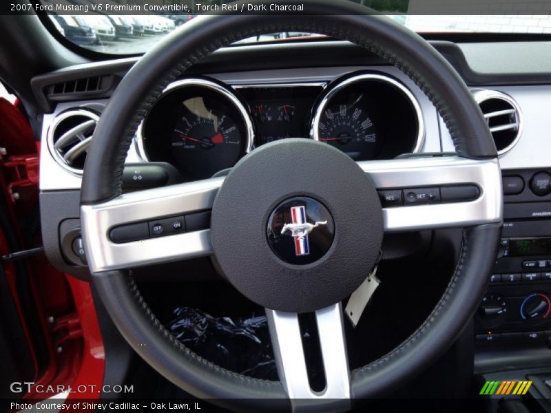 Torch Red / Dark Charcoal 2007 Ford Mustang V6 Premium Convertible