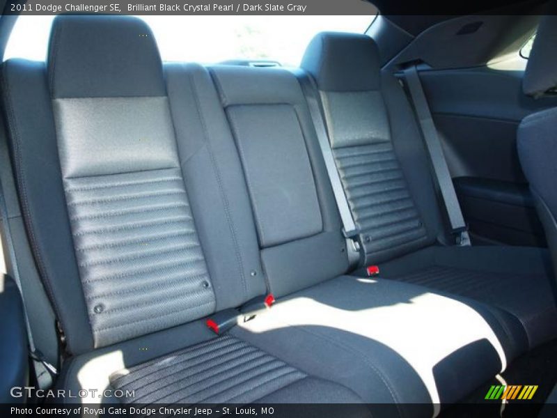 Brilliant Black Crystal Pearl / Dark Slate Gray 2011 Dodge Challenger SE