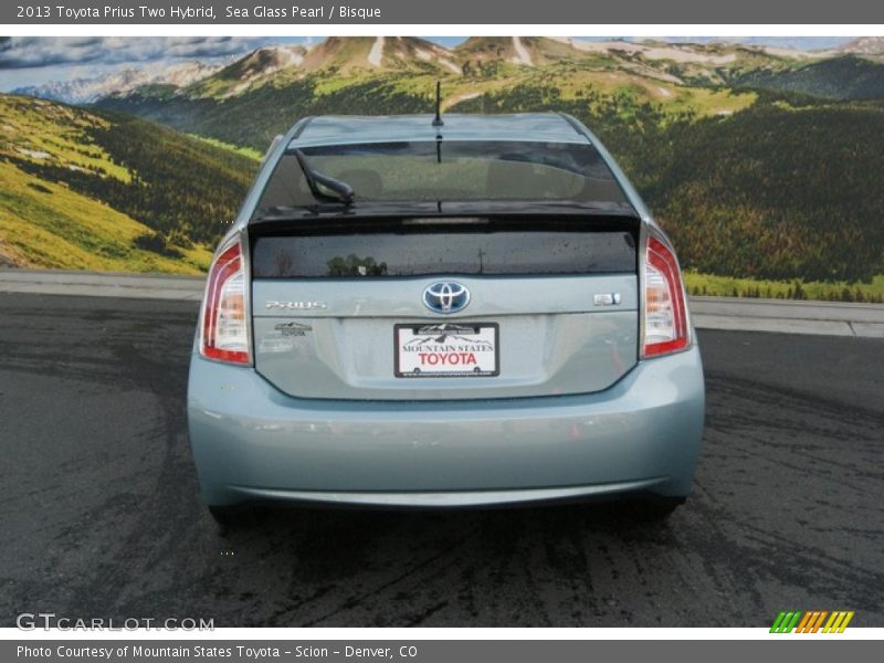 Sea Glass Pearl / Bisque 2013 Toyota Prius Two Hybrid