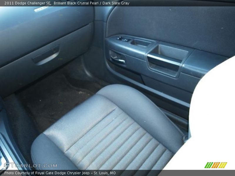Brilliant Black Crystal Pearl / Dark Slate Gray 2011 Dodge Challenger SE
