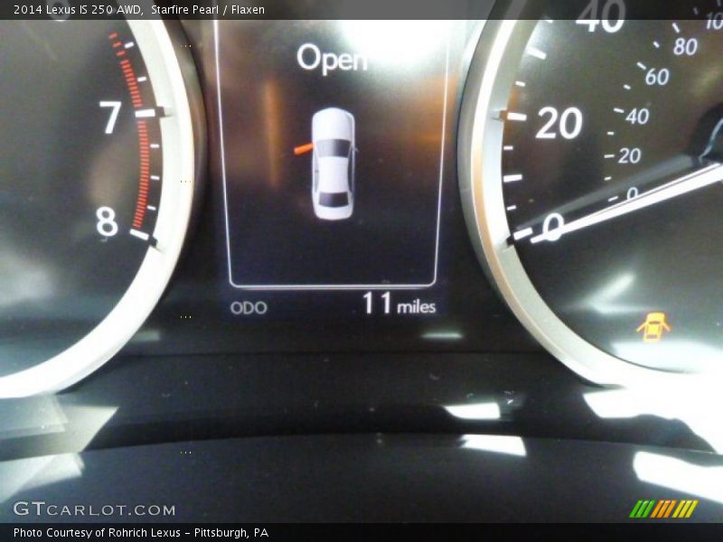 Starfire Pearl / Flaxen 2014 Lexus IS 250 AWD